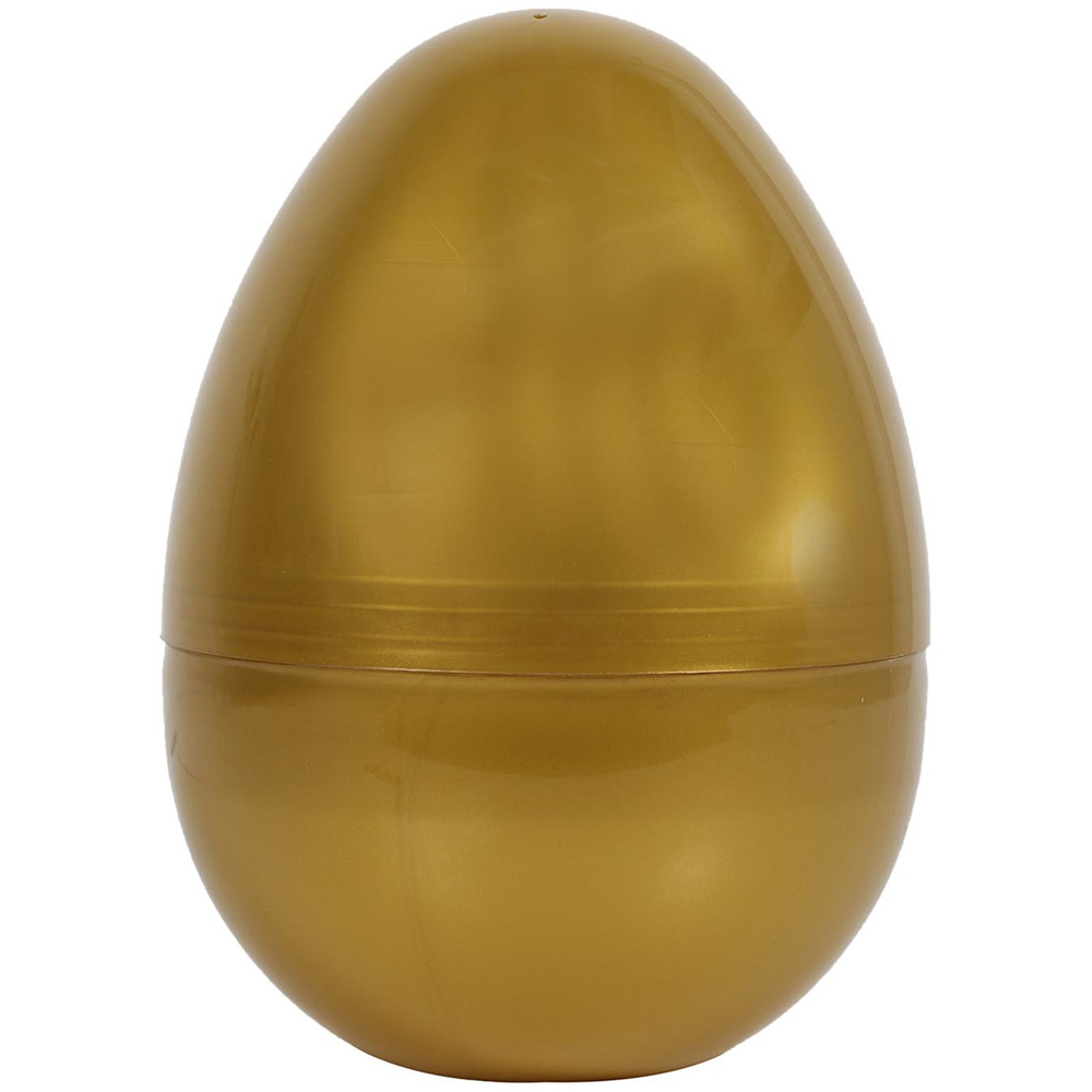 Large Gold Fillable Egg Image