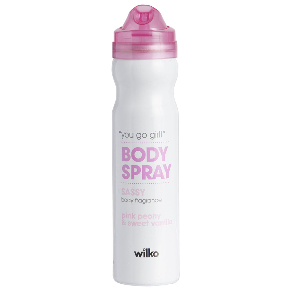 Wilko Female Sassy Body Spray 75ml Image 2