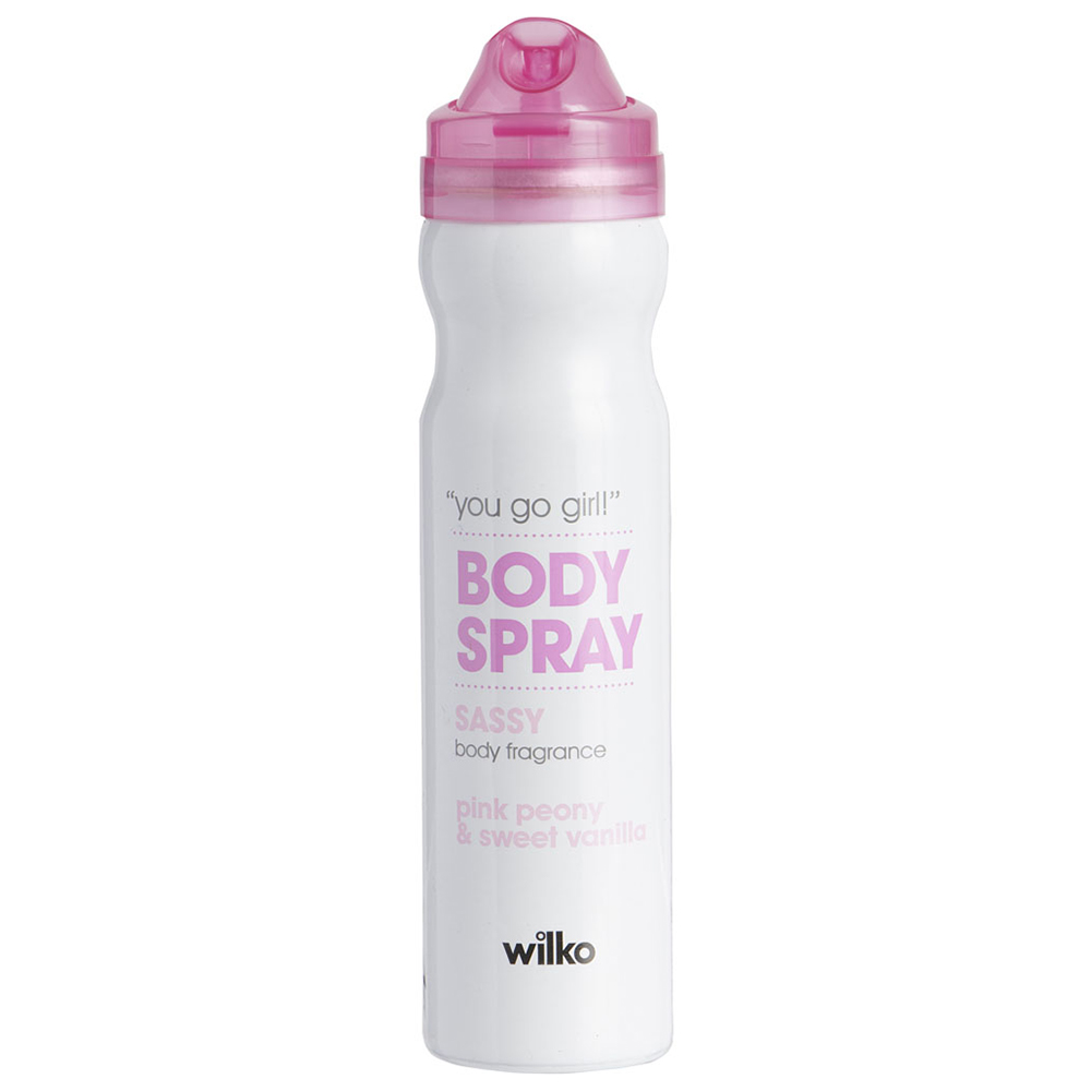 Wilko Female Sassy Body Spray 75ml Wilko
