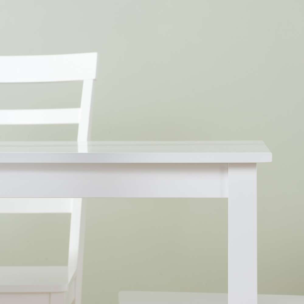 Stonesby 2 Seater Square Dining Table White | Wilko