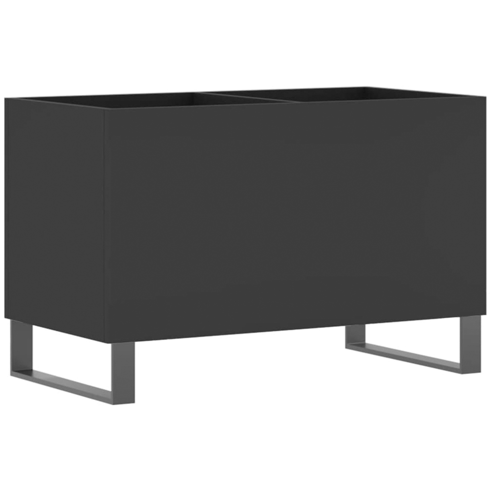 vidaXL Black Record Cabinet Image 2