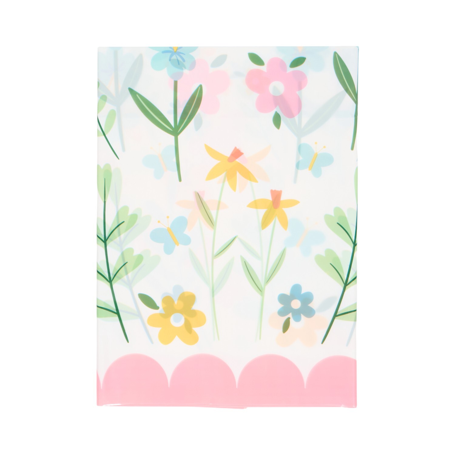 Easter Floral Table Cover White Image 3