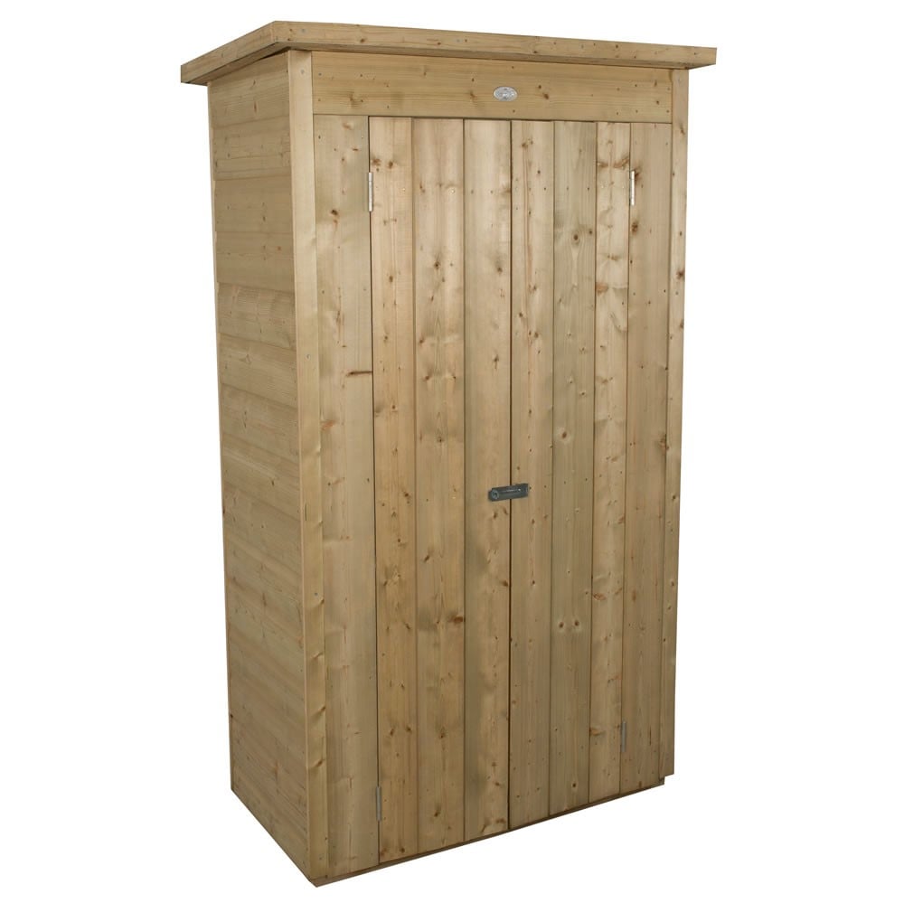 Forest Garden Pressure Treated Shiplap Tall Garden Store Image 1