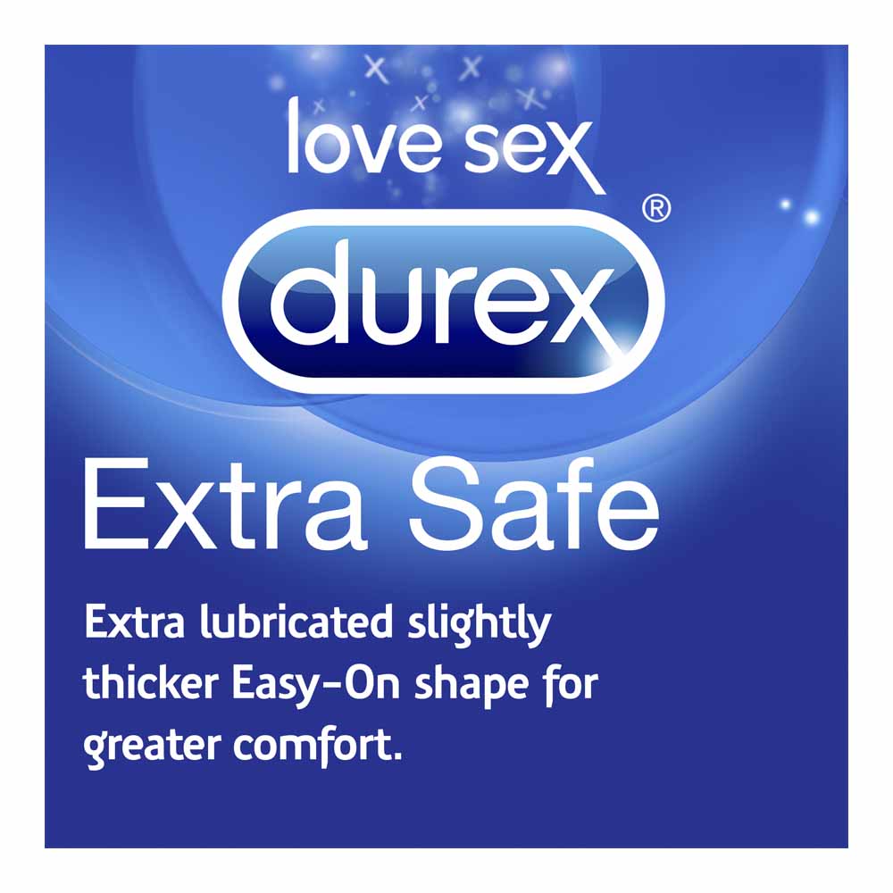 Durex Extra Safe Condoms 12 pack Image 6