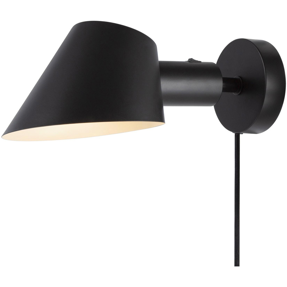 Nordlux Stay Short Black Wall Light Image 1