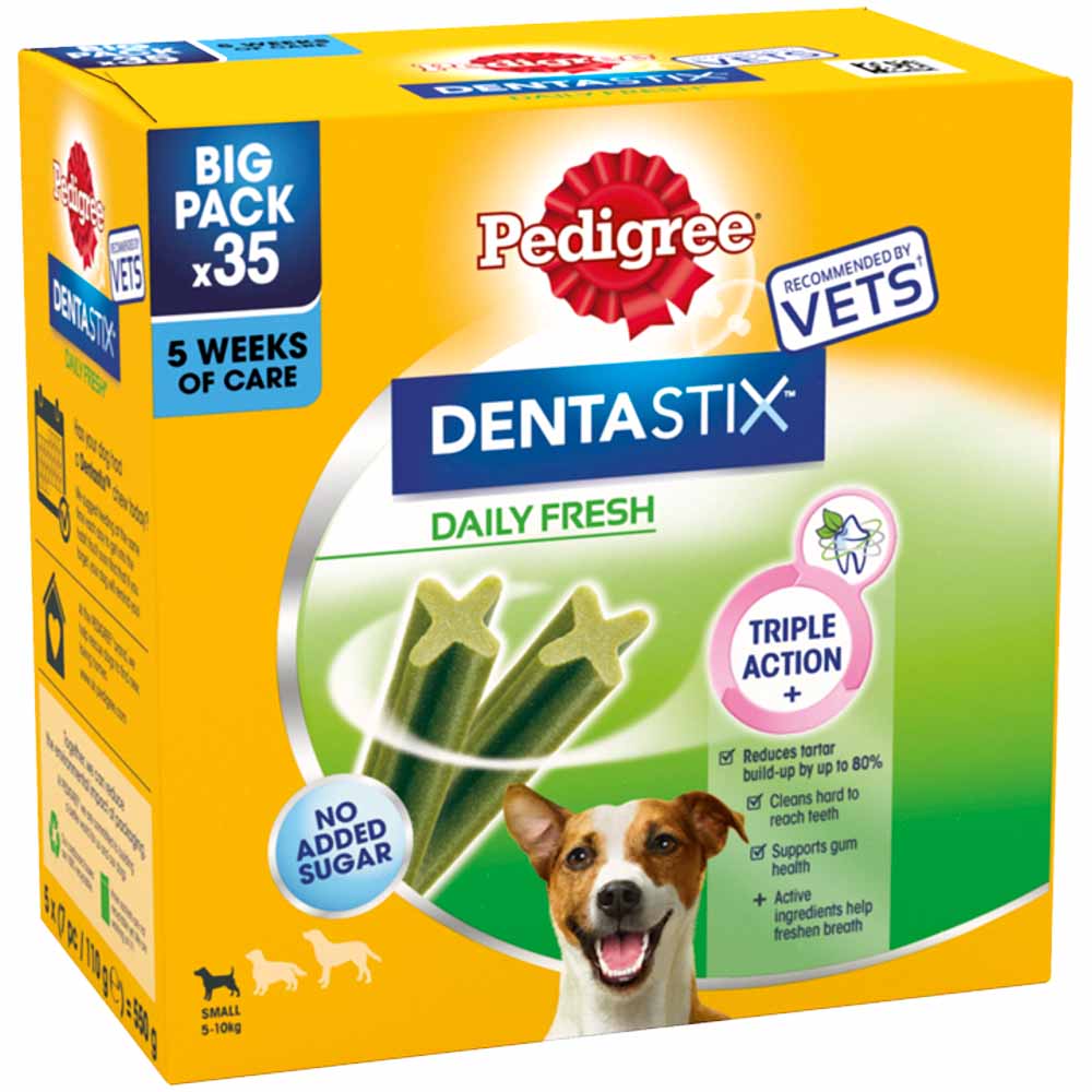 Pedigree Dentastix Fresh Adult Small Dog Treats 550g Case of 4 x 35 Pack Image 4