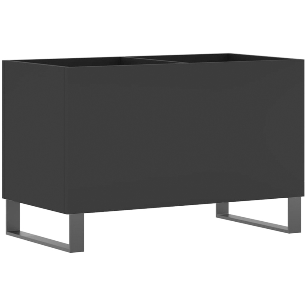 vidaXL Black Record Cabinet Image 6