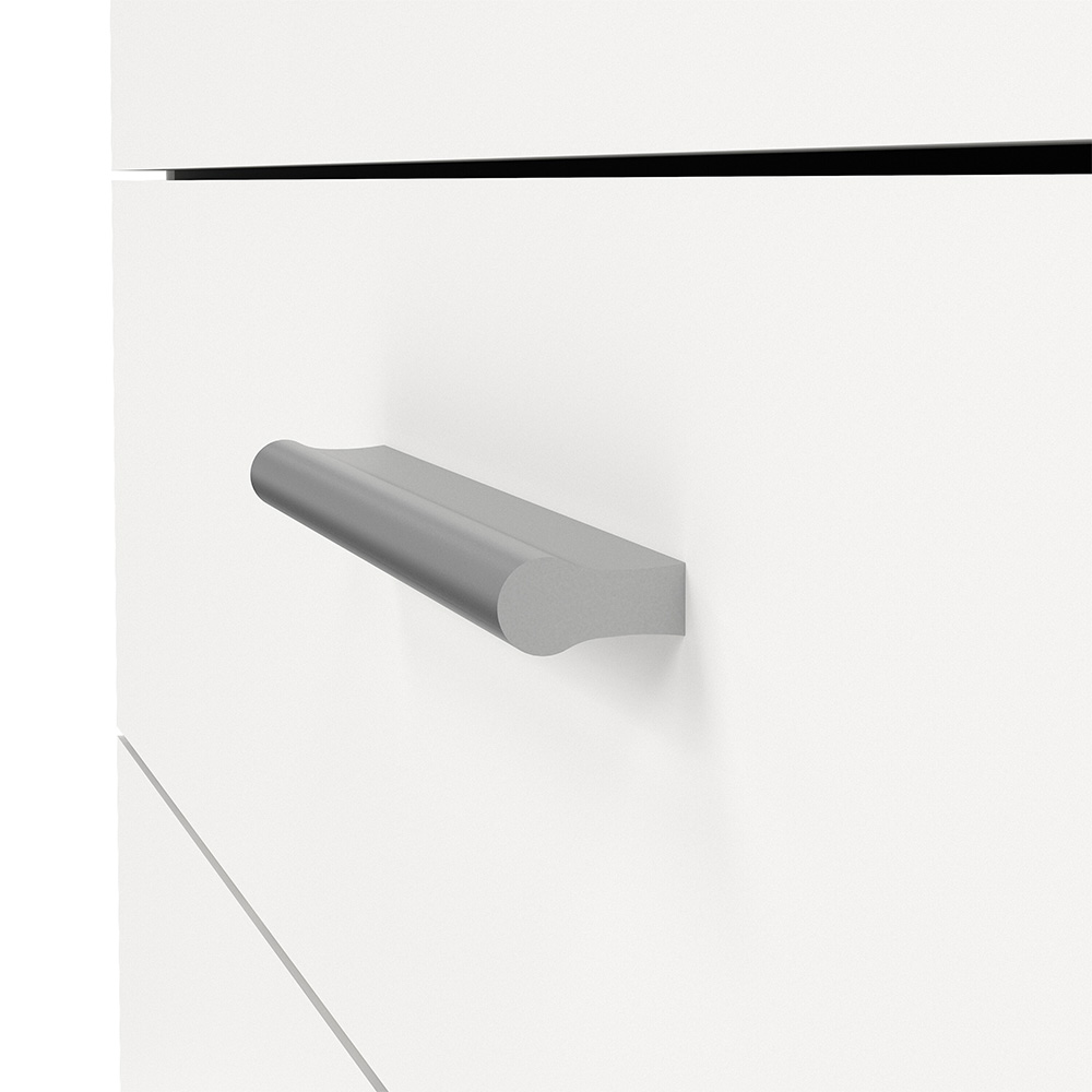 Florence 4 Drawer White Chest of Drawers Image 4