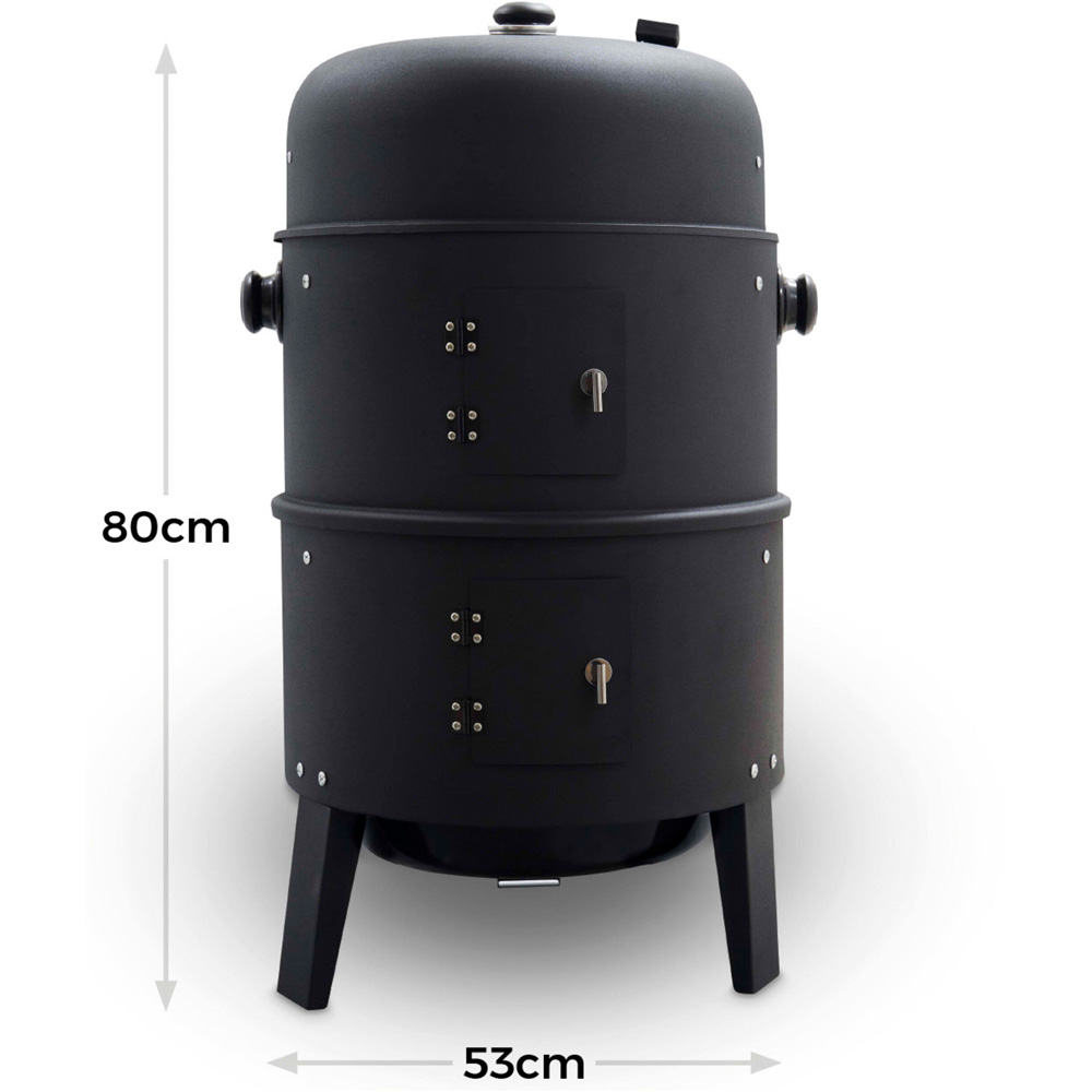 Tower 2 in 1 Charcoal and Smoker BBQ Grill | Wilko