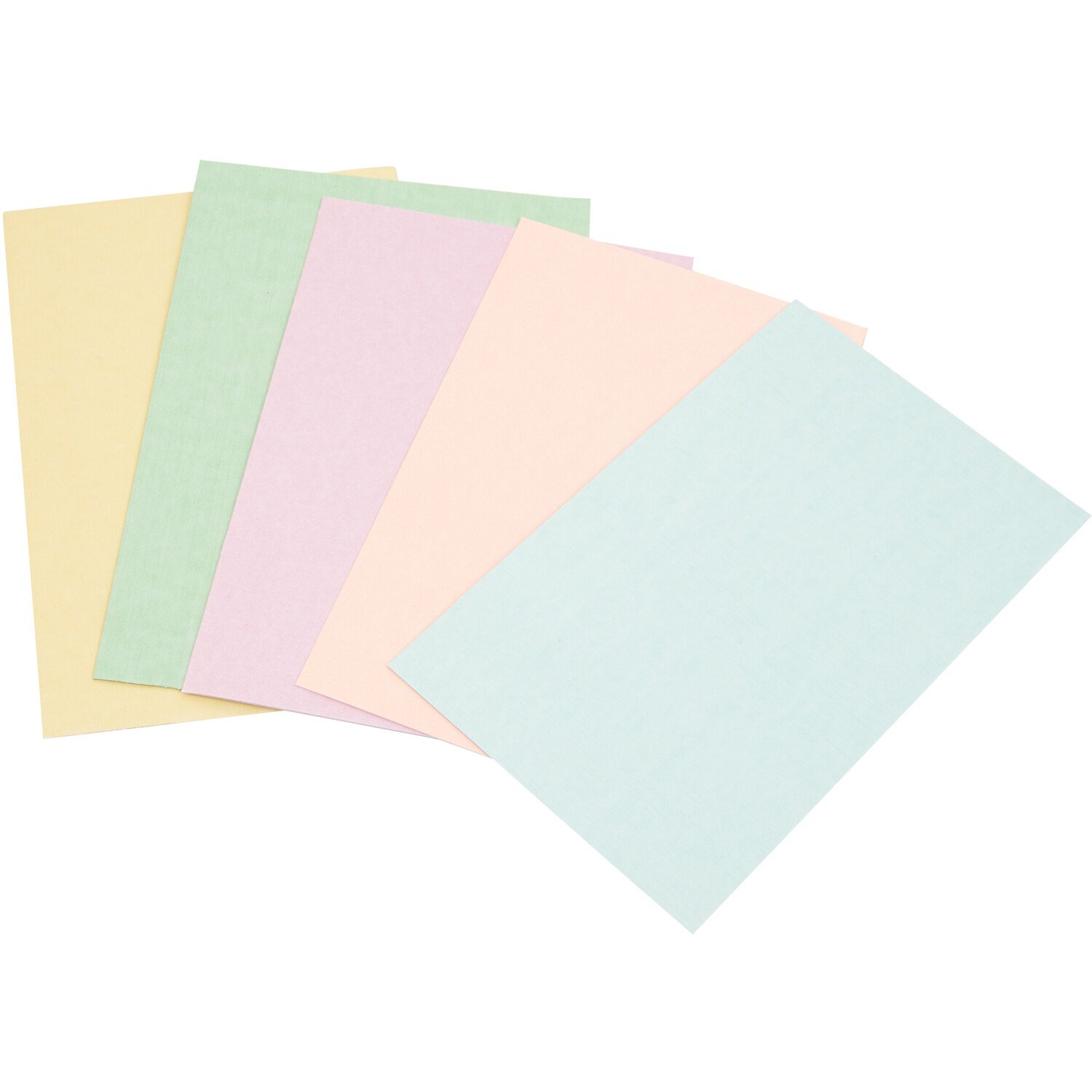Pastel Card and Envelopes Set - Multicolour Image 3