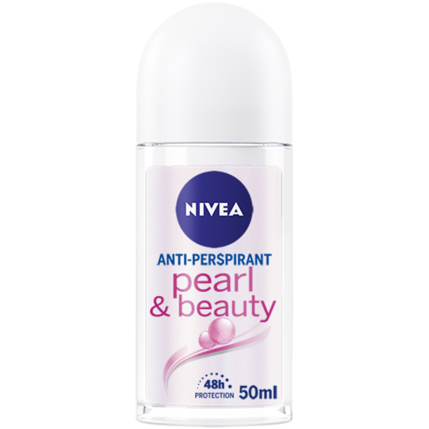 Nivea Pearl & Beauty Roll On Deodorant 50ml - White Image