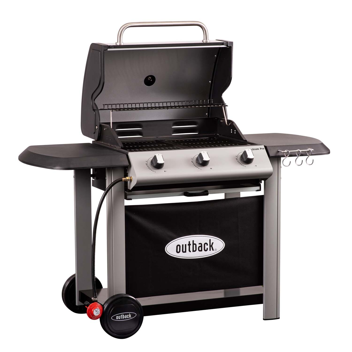 Outback Spectrum Pro Grey 3 Burner Gas BBQ Image 5