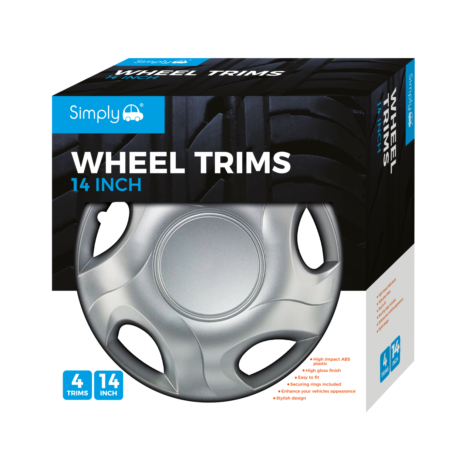 Simply Auto Wheel Trims 14inch - Trypticon Image 1
