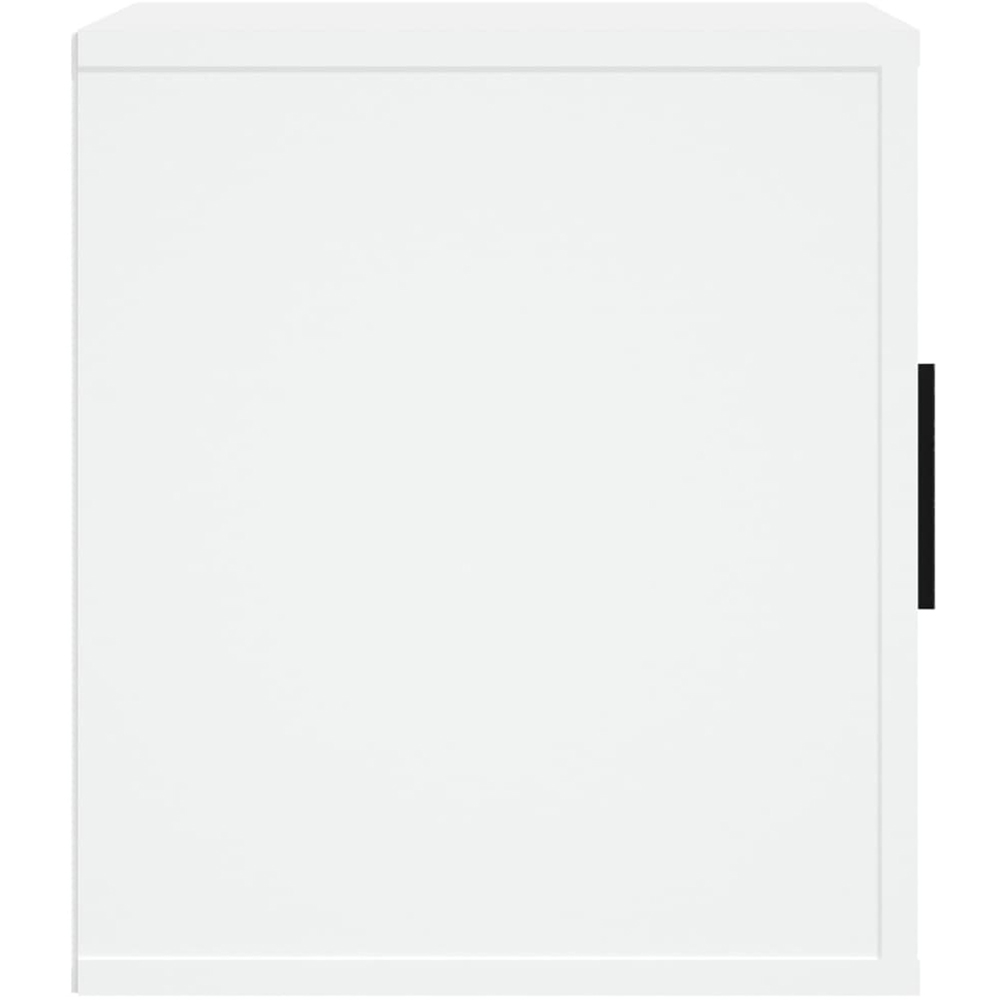 vidaXL 2 Door 2 Shelf White TV Cabinet Image 5