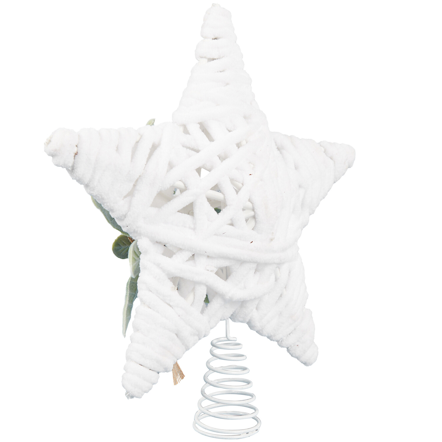 White Star Floristry Tree Topper - White Image 4