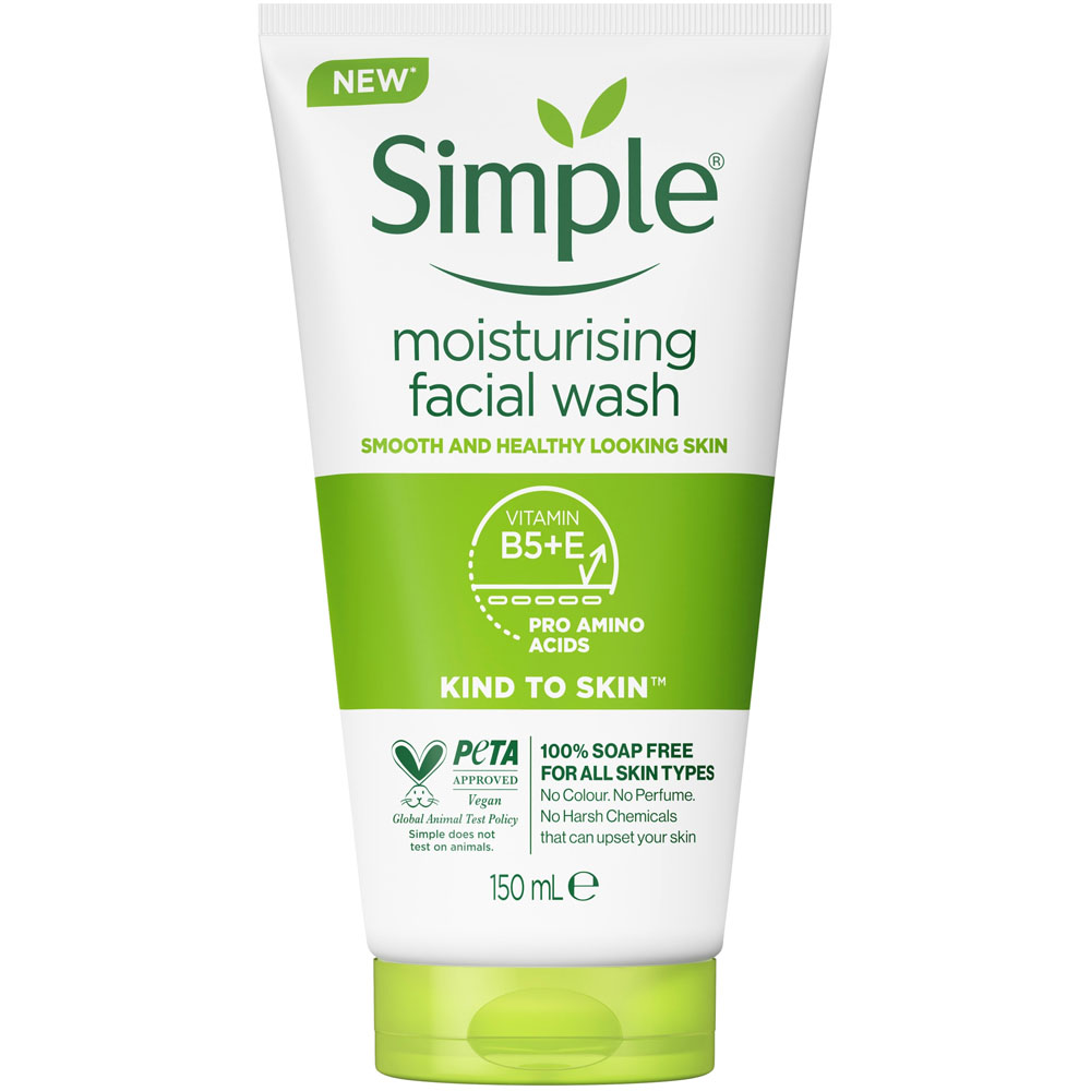 Simple Kind To Skin Moisturising Facial Wash 150ml Image 1