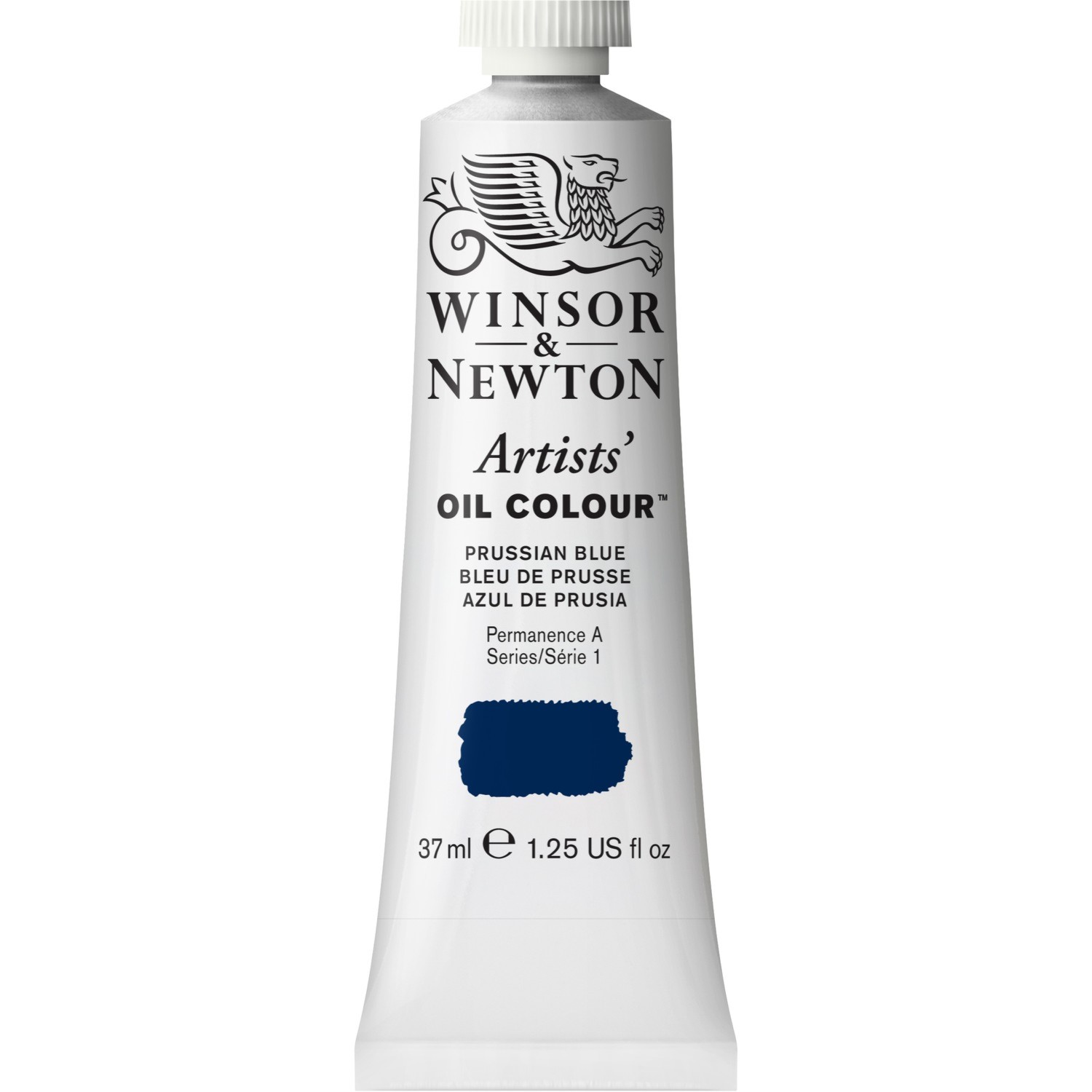 Winsor and Newton 37ml Artists' Oil Colours - Prussian Blue Image 1