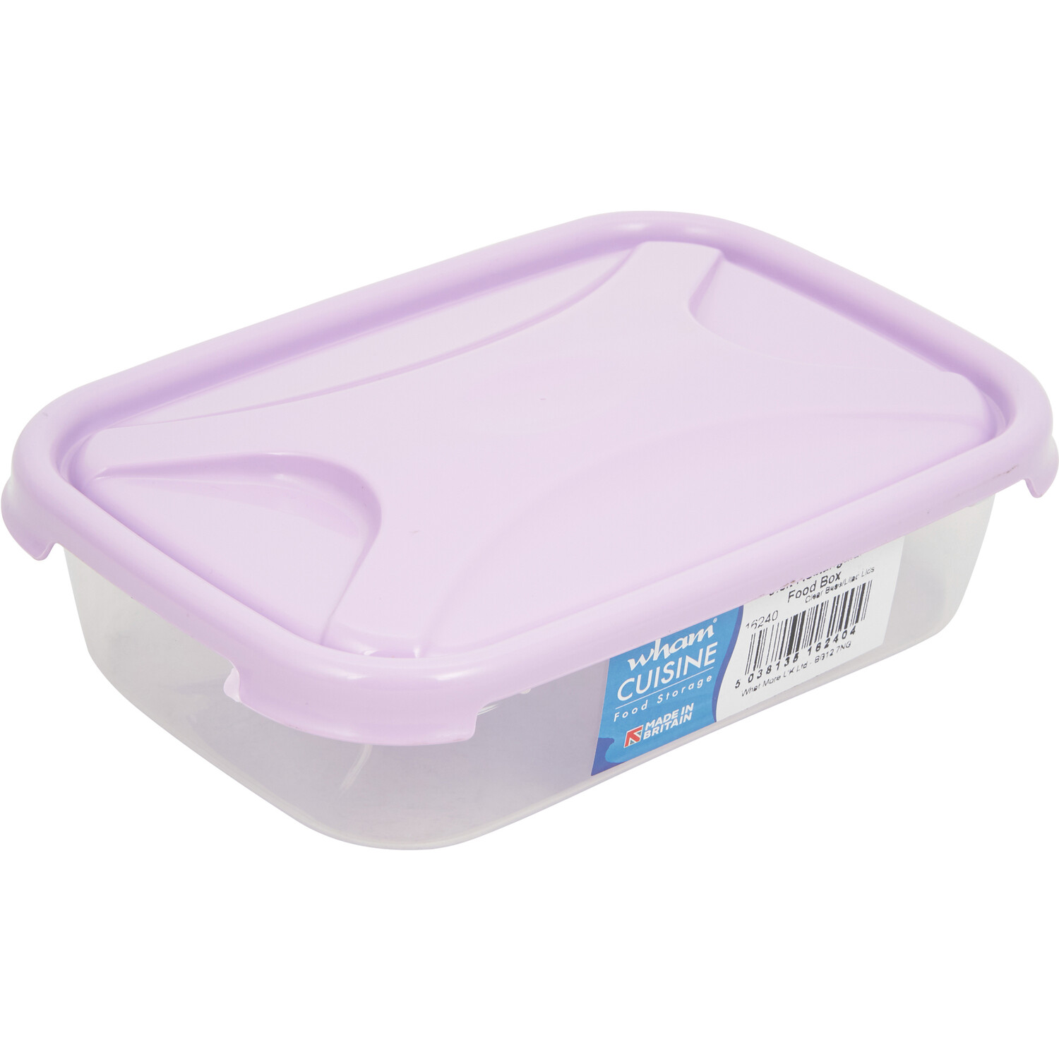 Rectangular Food Box & Lid - Lilac / 800ml Image 2
