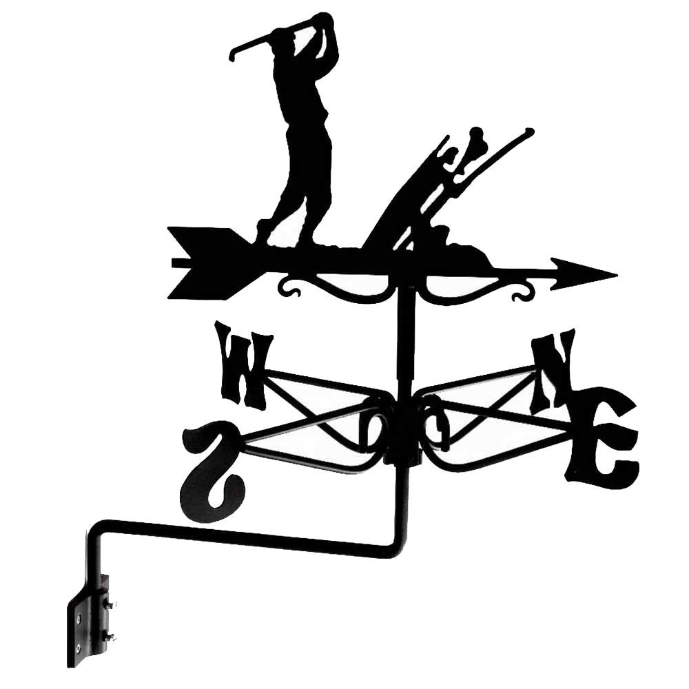 Espira Golfer Black Mini Weathervane Image 2