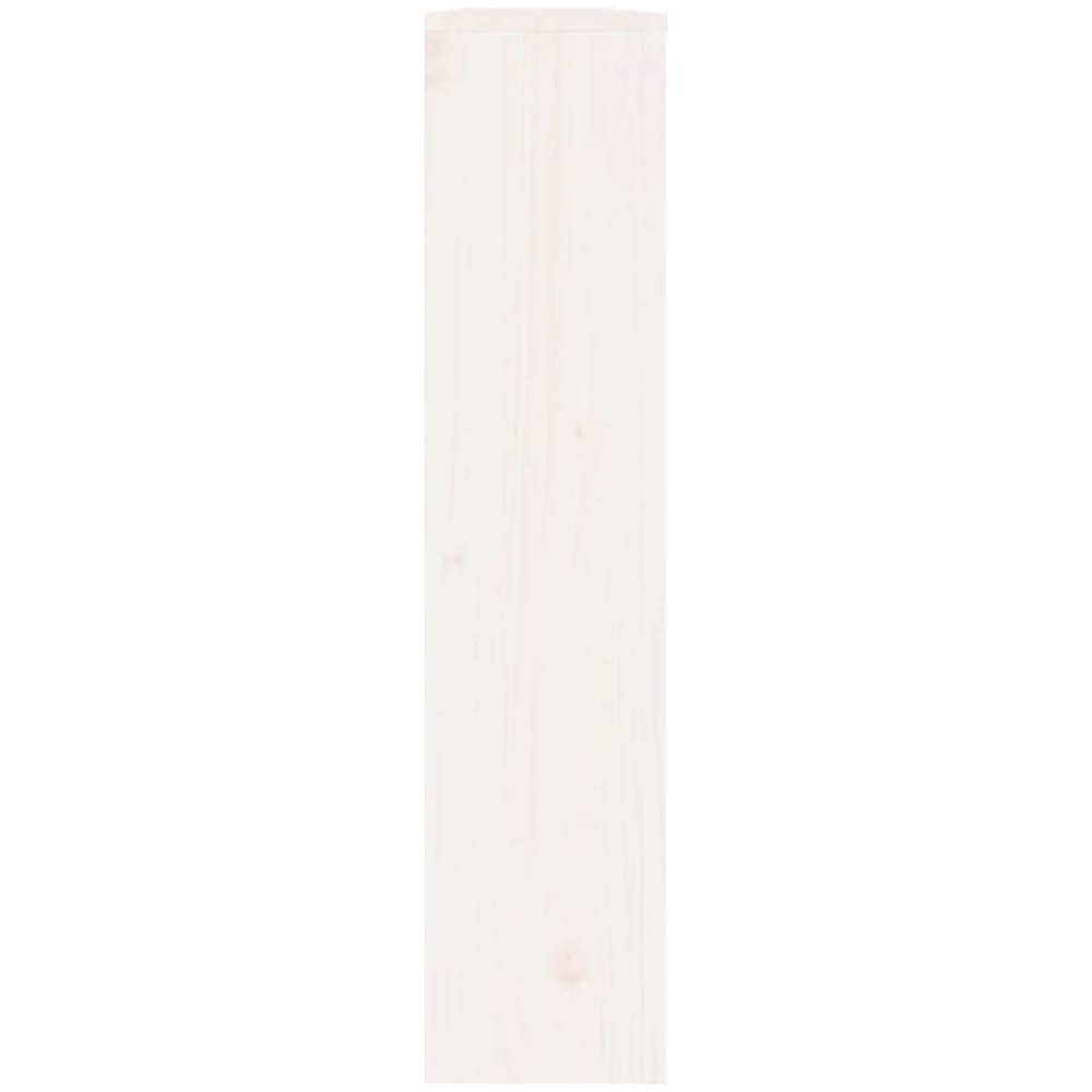vidaXL White Solid Pine Wood Radiator Cover 153 x 19 x 84cm Image 5