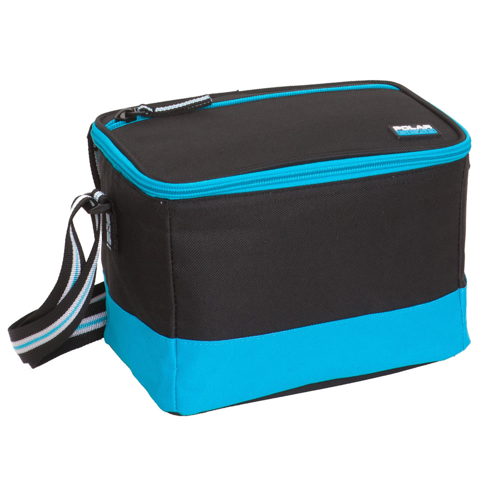 Polar Gear Blue and Black Lunch Bag Image