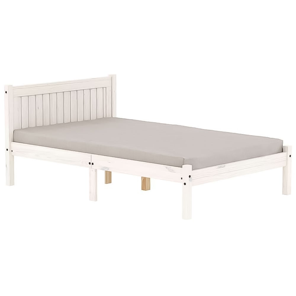 Rio Small Double White Bed Image 6