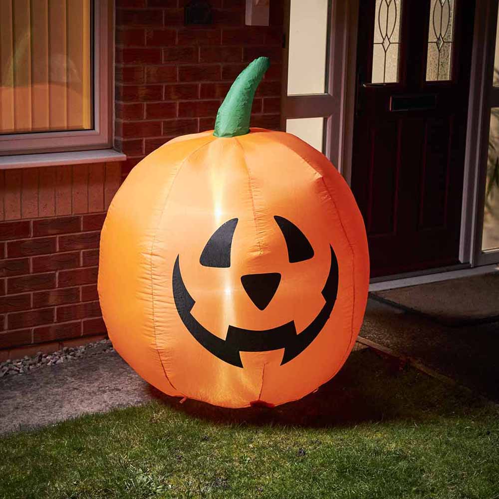 Halloween 4ft Inflatable Pumpkin Image 1