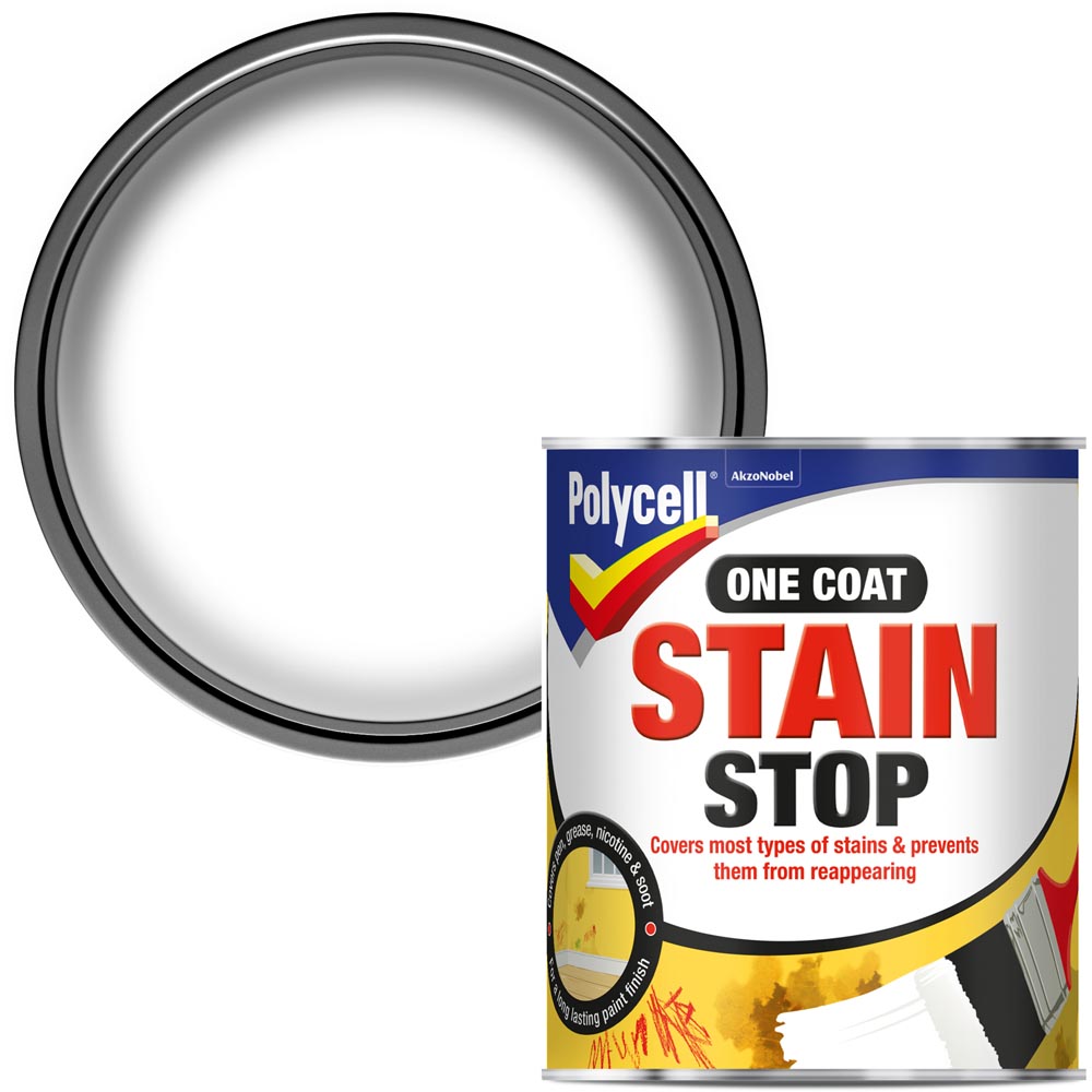 Polycell One Coat Stain Stop 1L Image 2