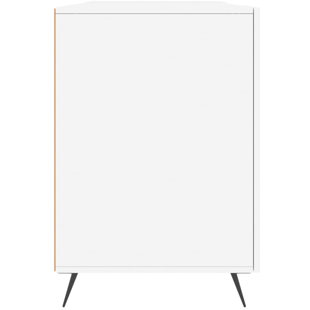 vidaXL 2 Door Computer Desk White Image 7