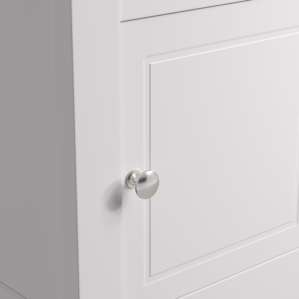 Living and Home Single Door Single Drawer Bedside Table Image 4