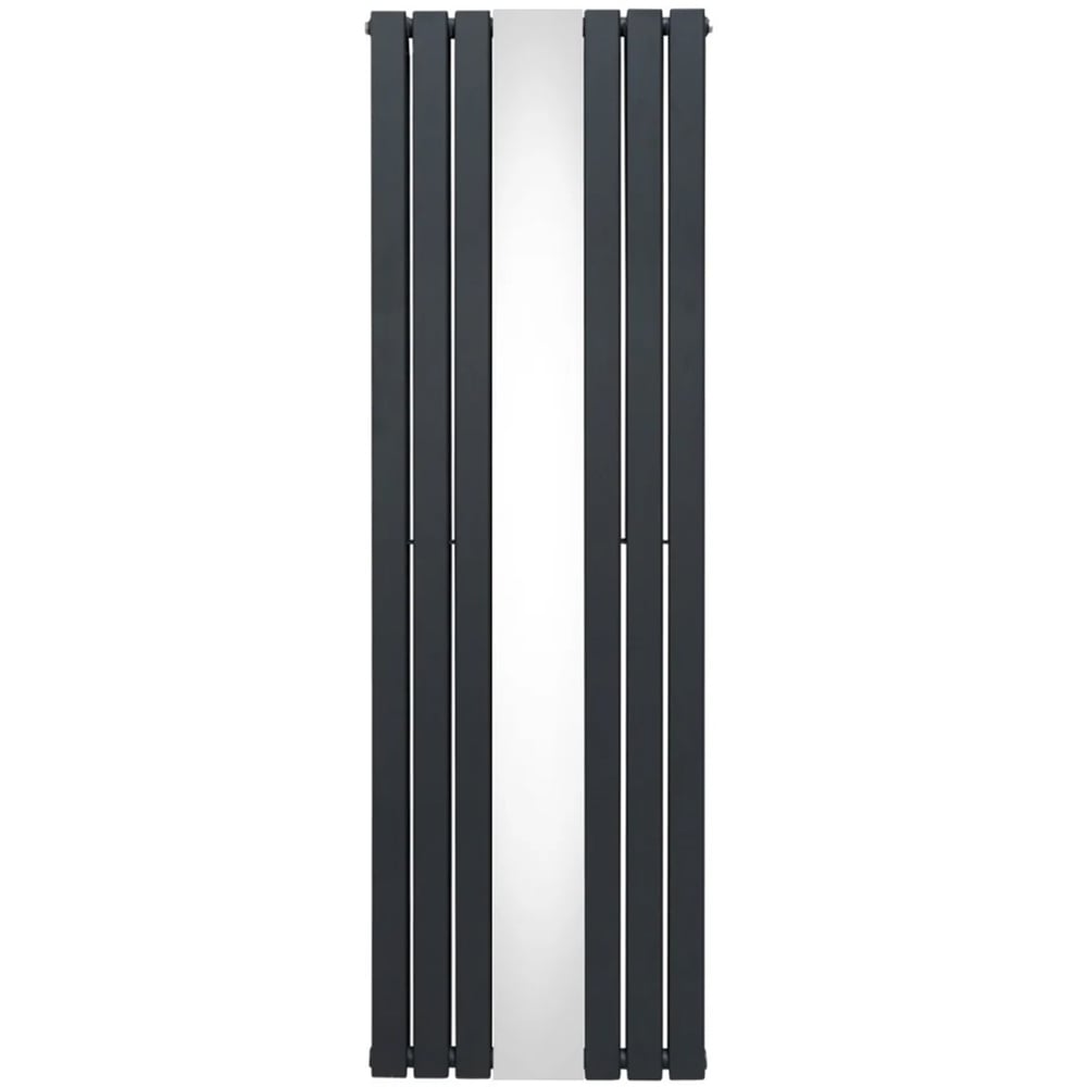 Monster Shop 8092BTU Anthracite Grey Flat Panel Mirror Radiator 1800 x 565mm Image 1