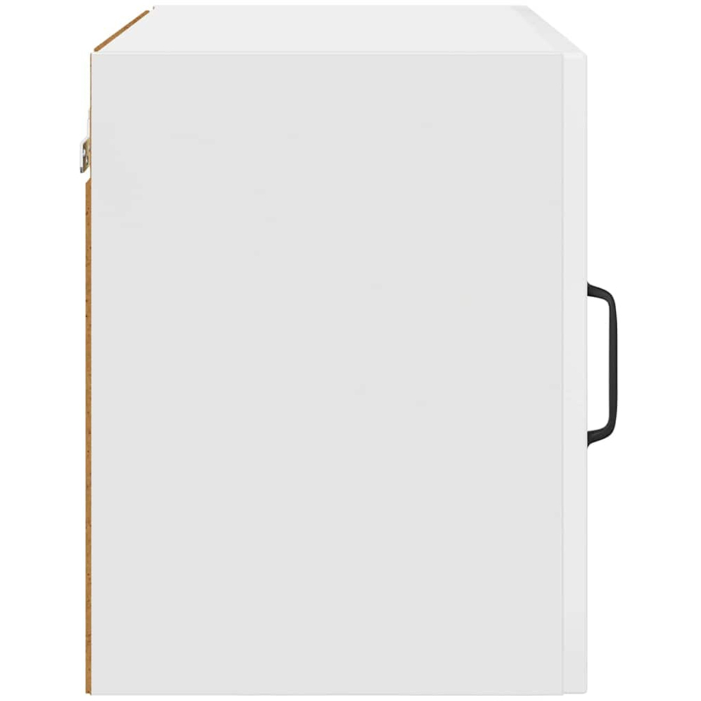 vidaXL Kalmar Single Door High Gloss White Wall Mounted Wide Kitchen Cabinet Image 7