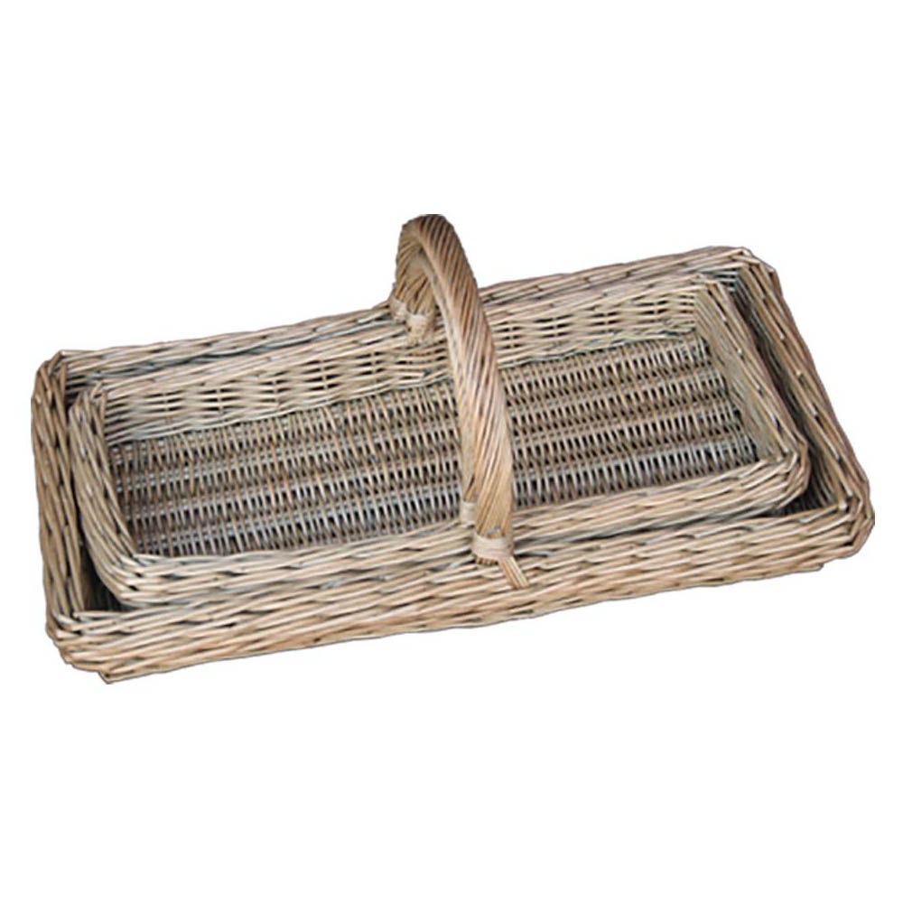 Red Hamper Lincolnshire Garden Trugs 2 Pack Image 1