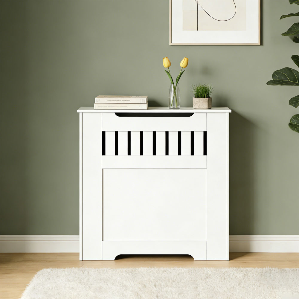Sorrento Radiator Cover White Image 3