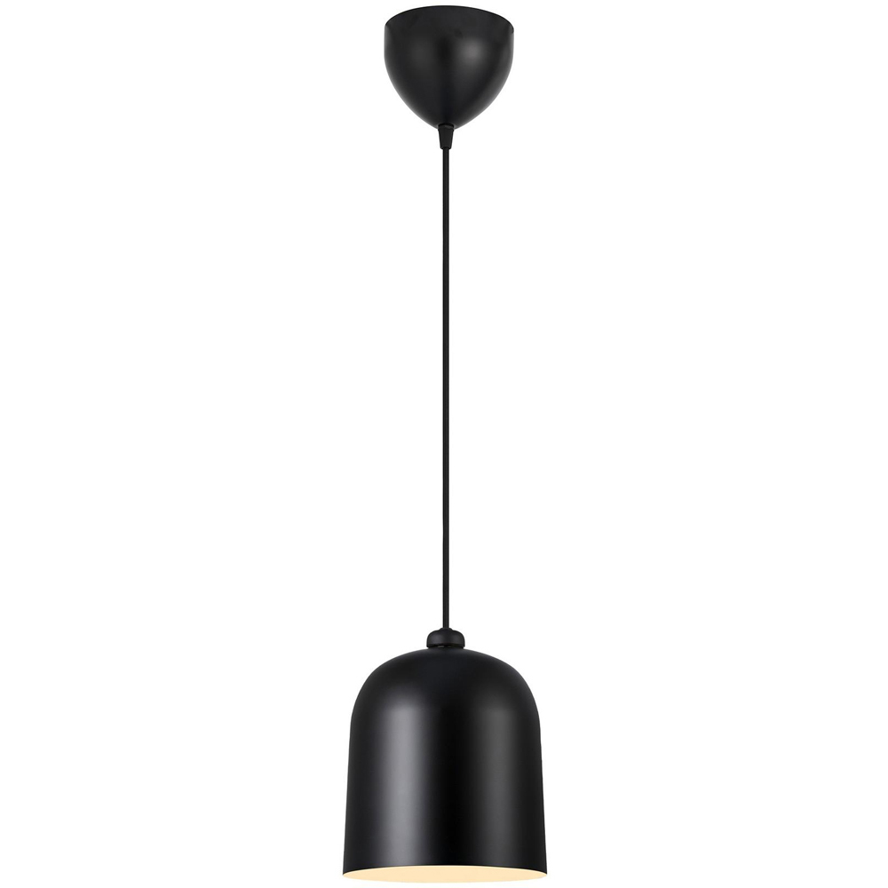Nordlux Angle E27 8 inch Black Adjustable Pendant Light Image 1