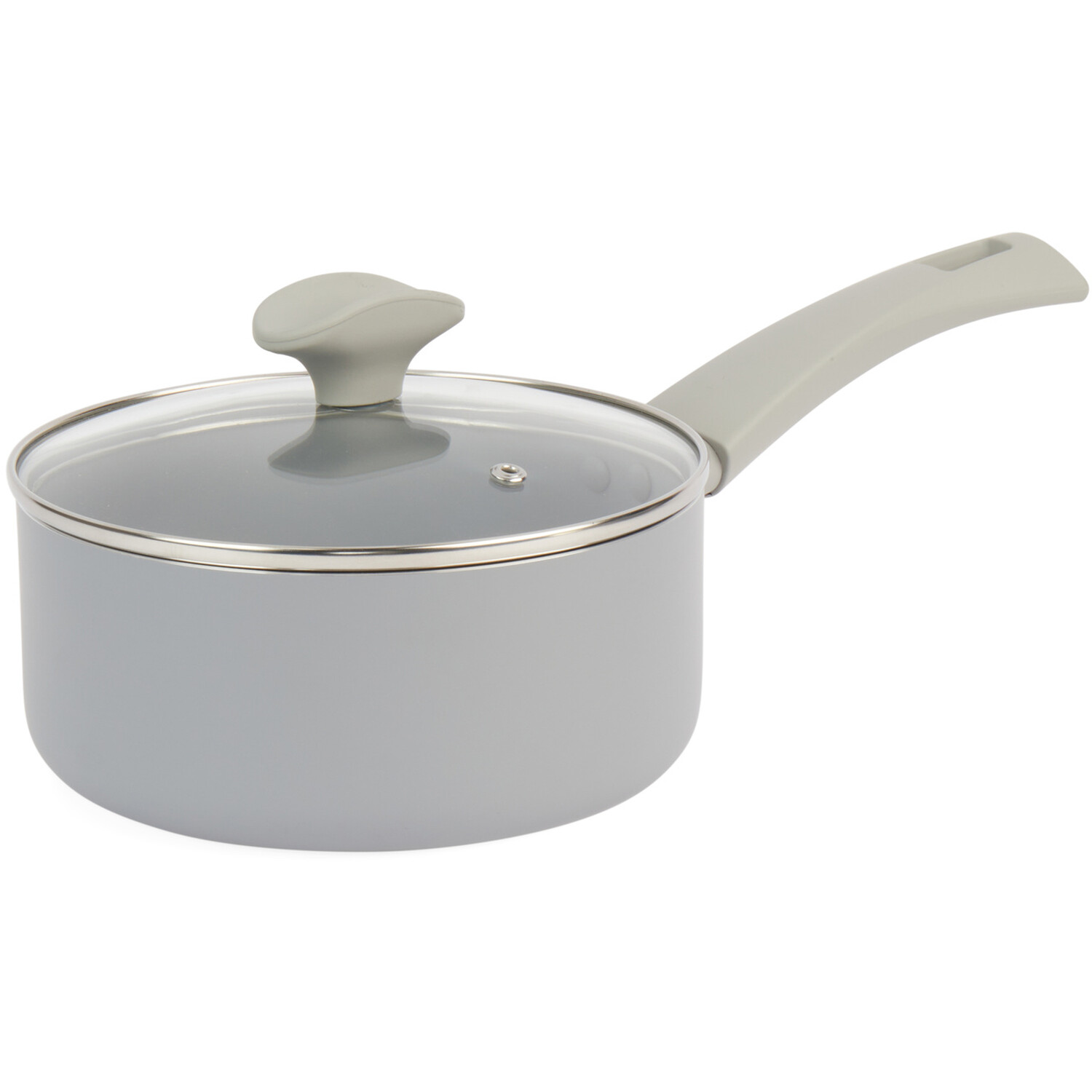 Salter Healthy Eating Saucepan - Grey / 16cm Image 1