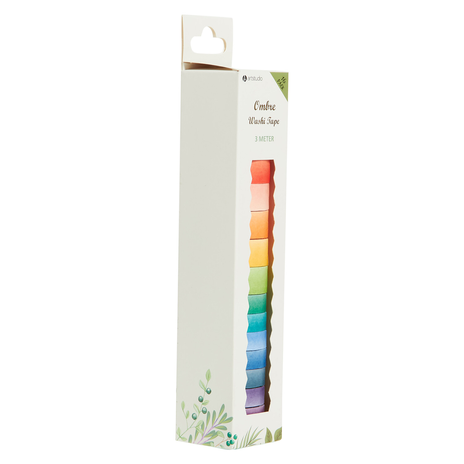 Pack of 16 Printed Washi Tape - Multicolour Image 6