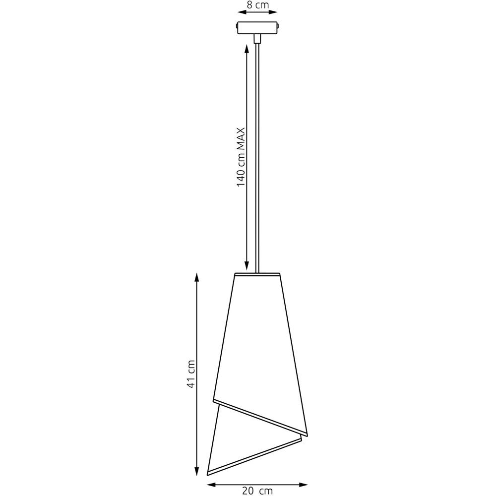 Emibig Moda Beige and Rattan E27 Ceiling Pendant Light Image 7