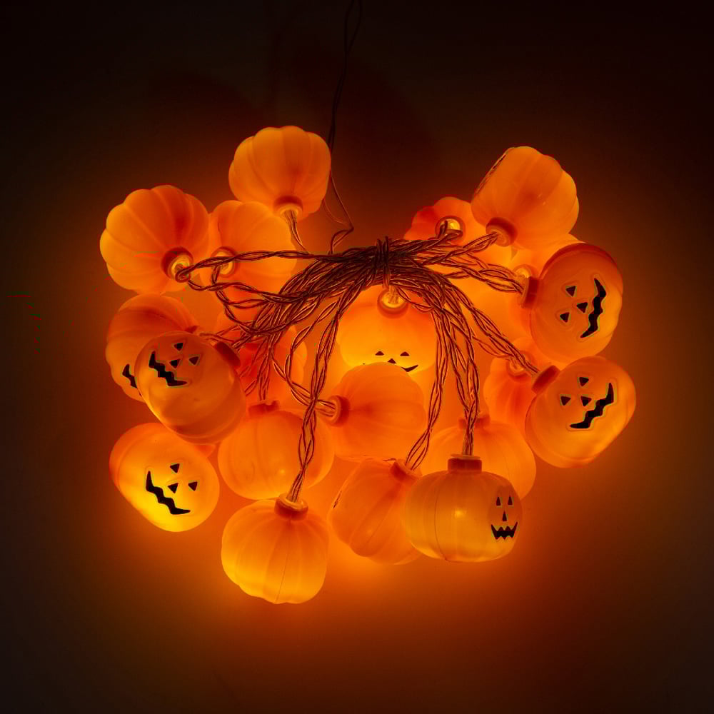 Global Gizmos 10 LED Pumpkin String Lights Image 5