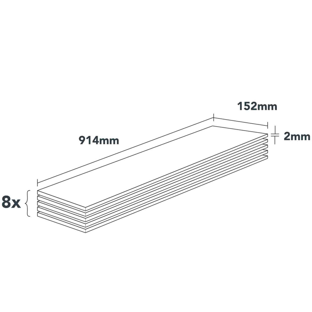 Plancs Flooring White Oak Self Adhesive Vinyl Floor Planks 1.11sqm Image 6