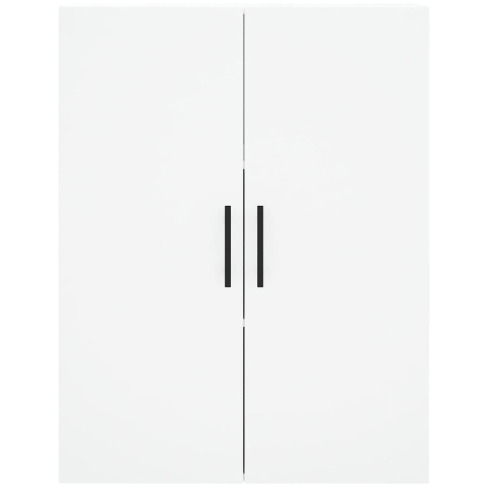 vidaXL 2 Door White Wall Mounted Slim Storage Cabinet Image 7