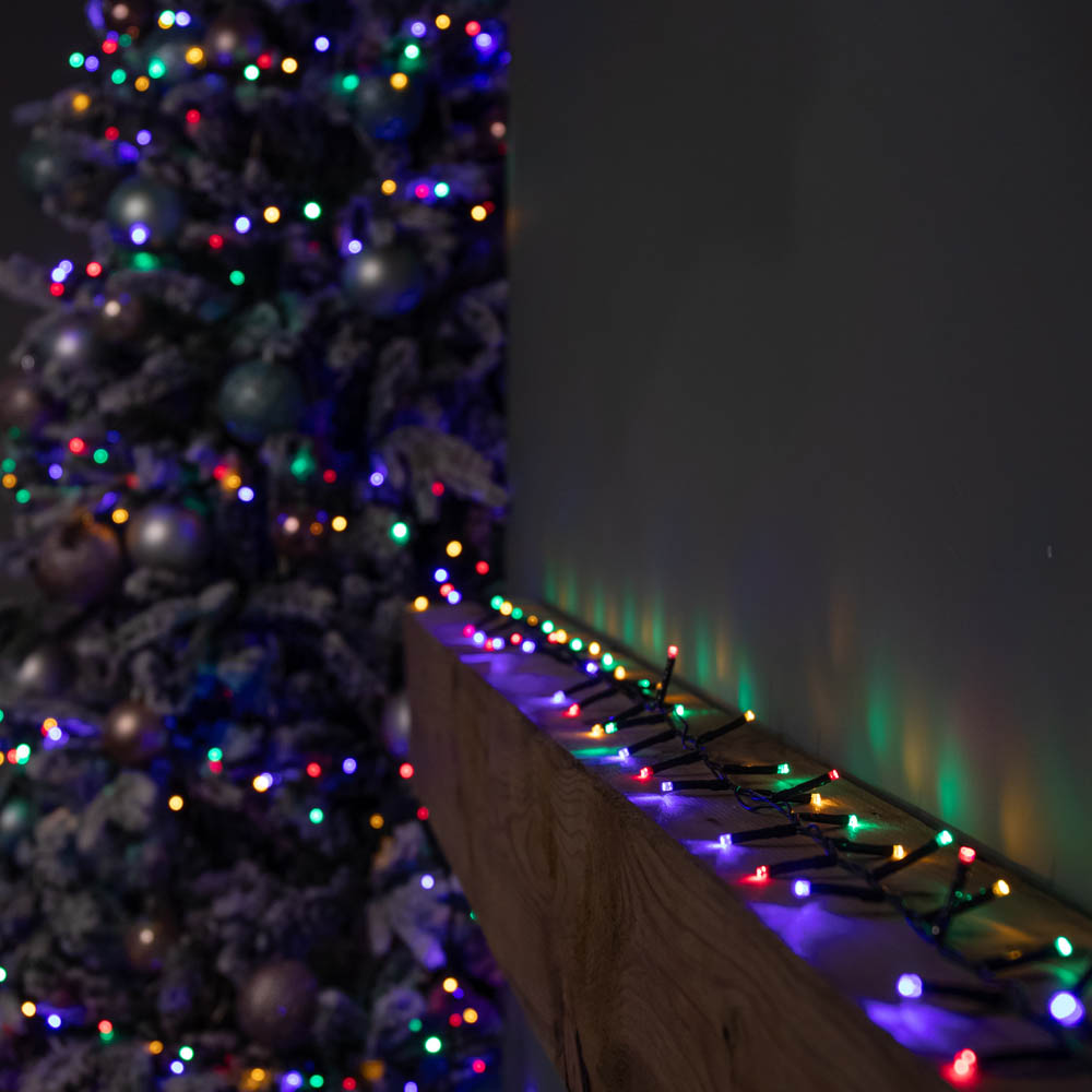 Samuel Alexander 600 White to Multicolour LED Multi-Function Green String Light 16m Image 7