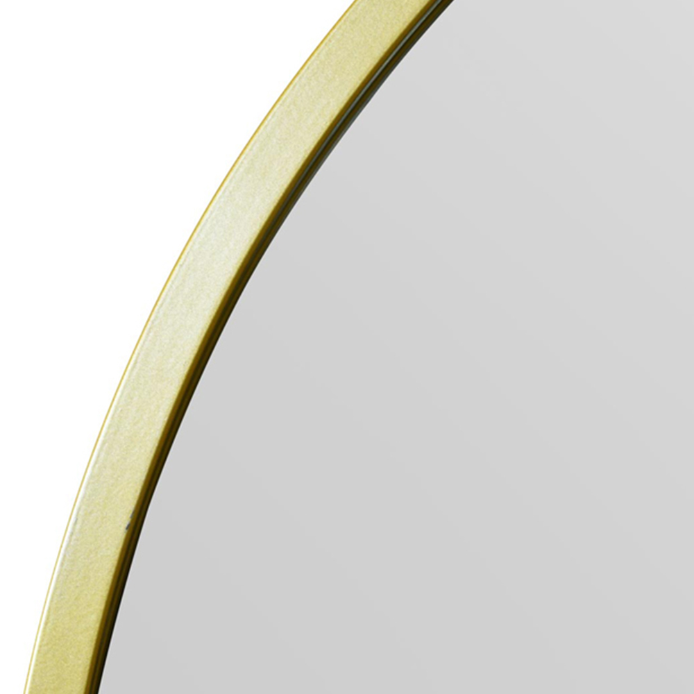 MirrorOutlet The Arcus Gold Framed Arched Leaner and Wall Garden Mirror 100 x 100cm Image 5