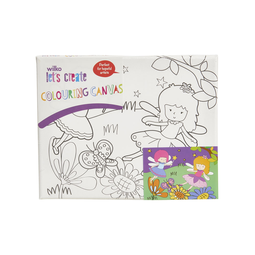 Wilko Printed Paint Your Own Canvas Wilko