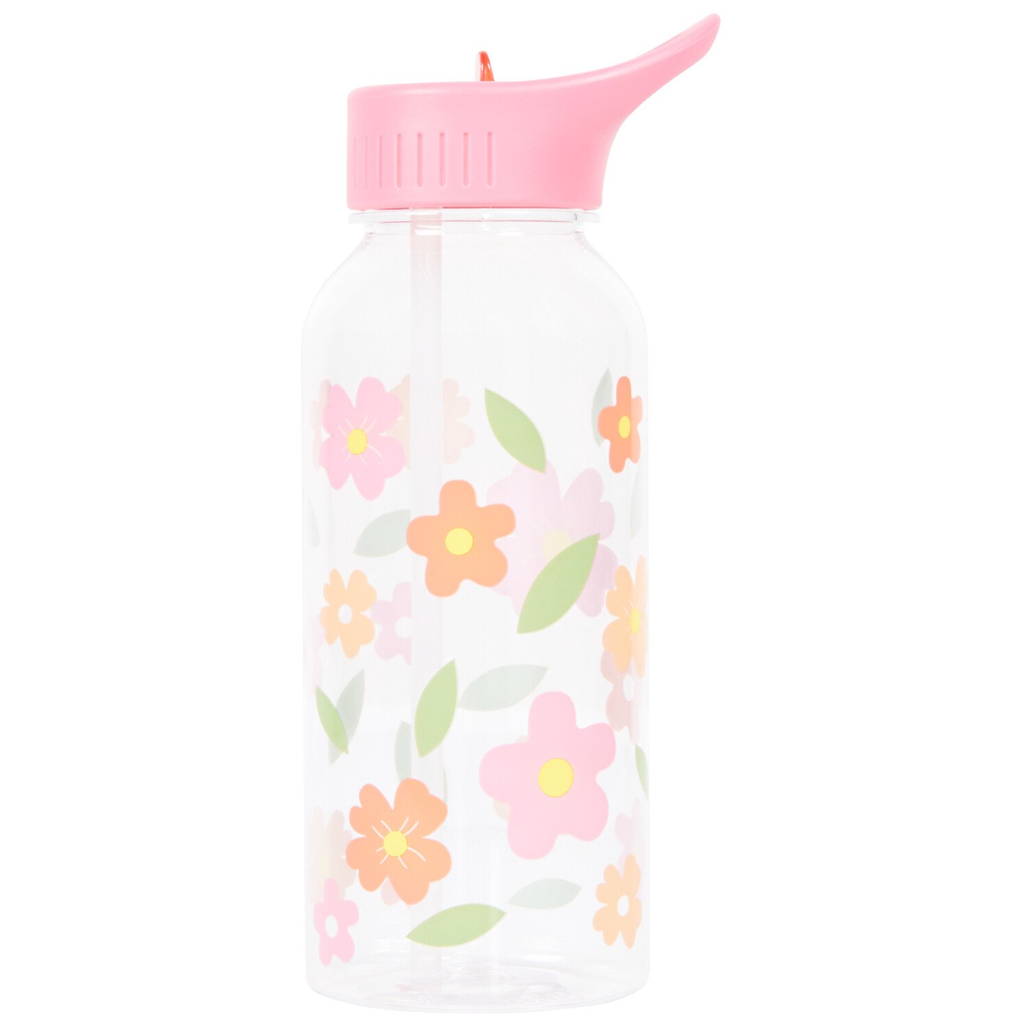 Floral Print Water Bottle 1L Multicolour Image 2