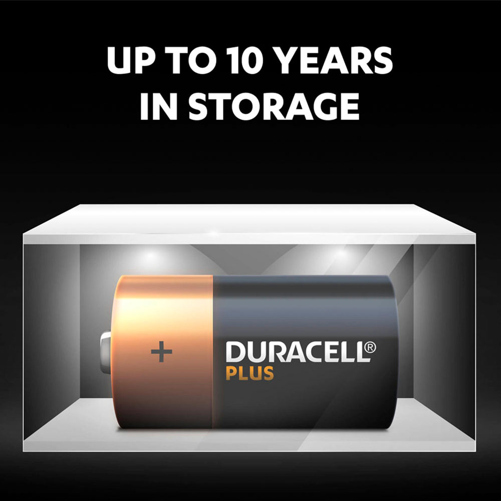 Duracell Plus C 2 Pack Batteries Image 6