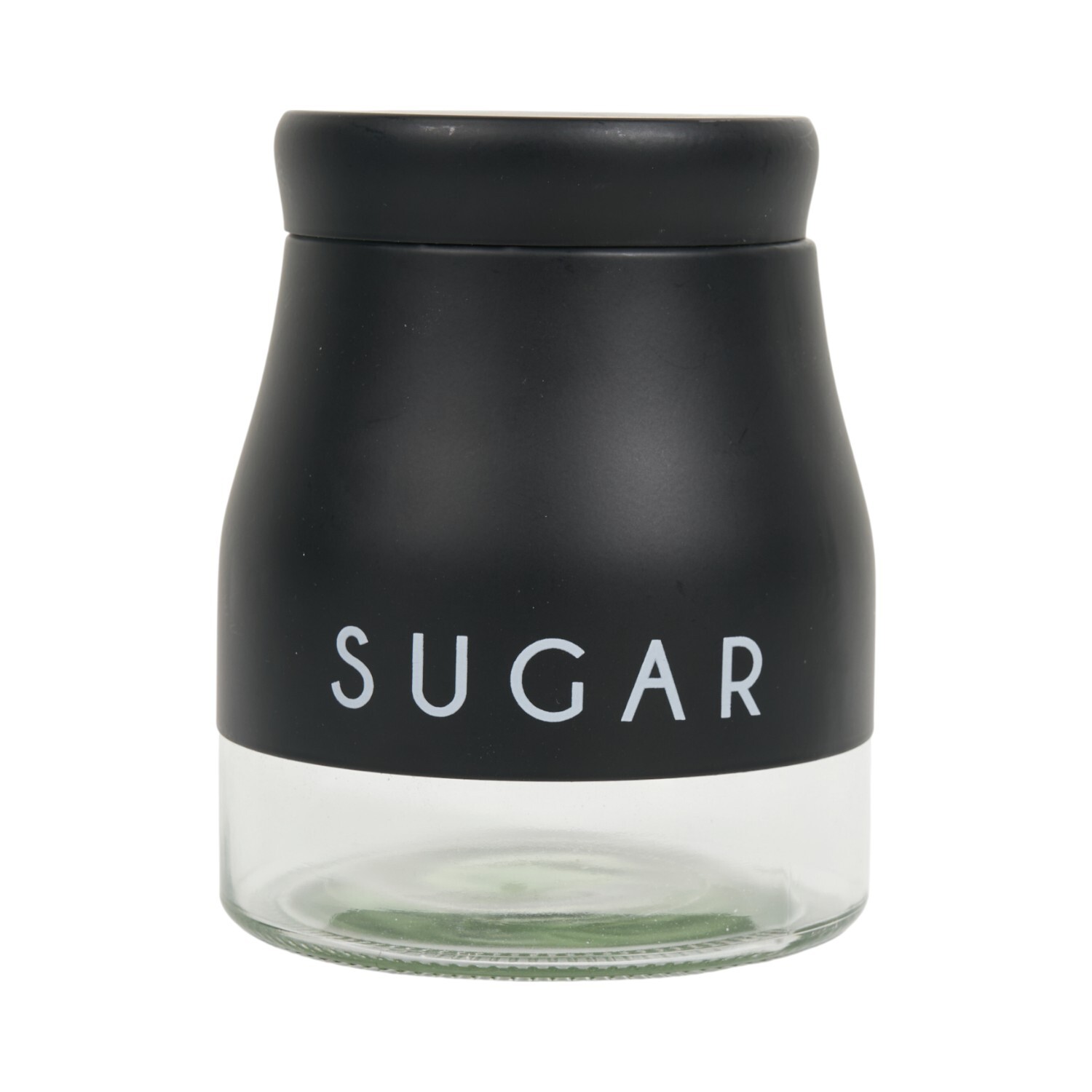 Set of 3 Stainless Steel Canisters Black Image 5