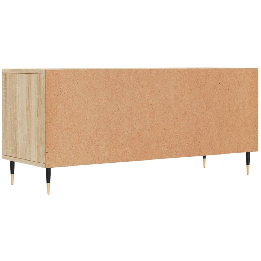 vidaXL 2 Drawer 2 Shelf Sonoma Oak TV Cabinet Image 8