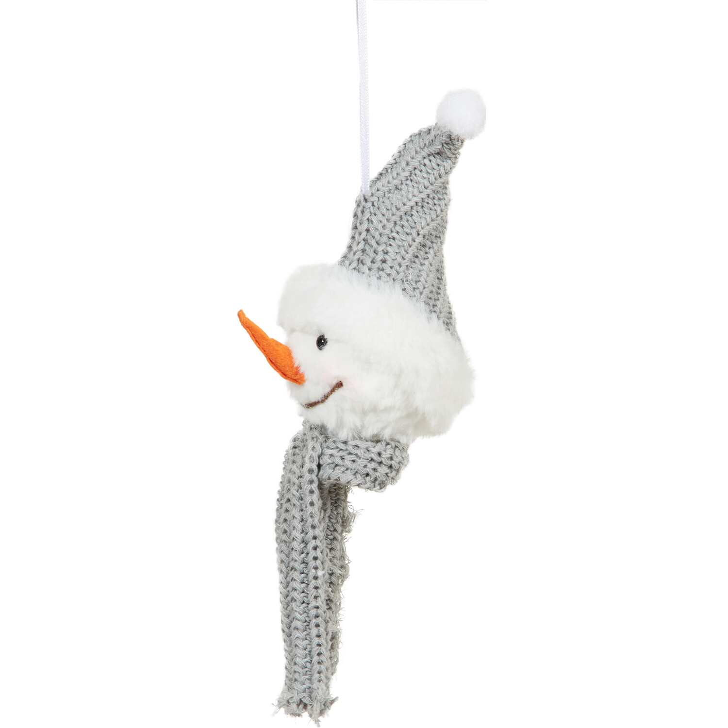 Hanging Winter Snowman - Grey Image 2