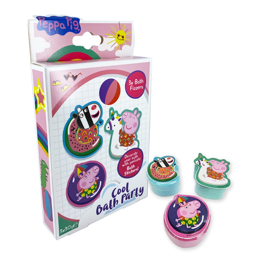 Peppa Pig Bath Fizzers and Bath Stickers 3 Pack Image 2